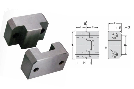 YK30 SKD11, das Ineinander greifenblock-Form des Block-Standard-Quadrat-gerade HRC 56 lokalisiert
