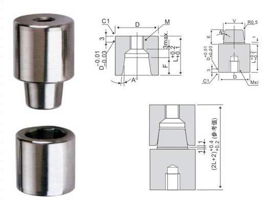 Verschluss Pin High Frequency Plastic Injection der Verjüngungs-S136 formen das Errichten der Einheit