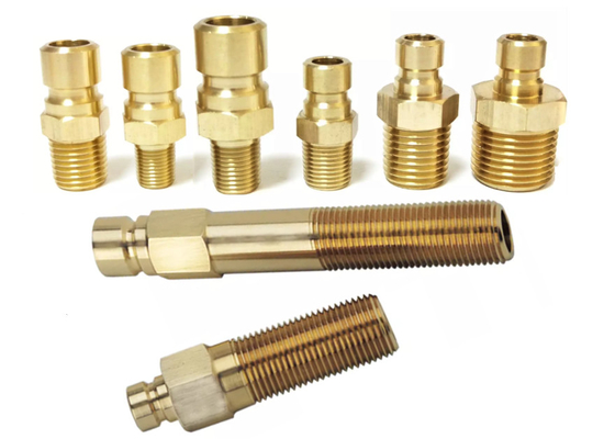 Messingerweiterungs-Nippel-Feuerlöschschlauch-Adapter-Nippel mit Form-Teilen BSP NPT Faden-DME