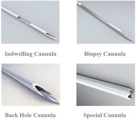 Anästhesie Cannula-Nadel-Biopsie Cannula-hinterer Loch Cannula-Biopsie Cannula